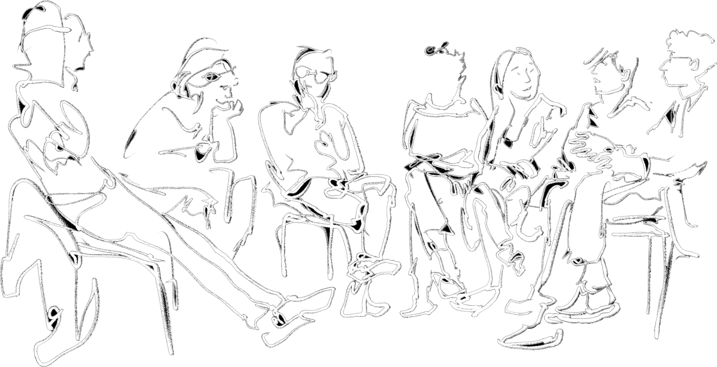 Live drawing by Jenny Soep